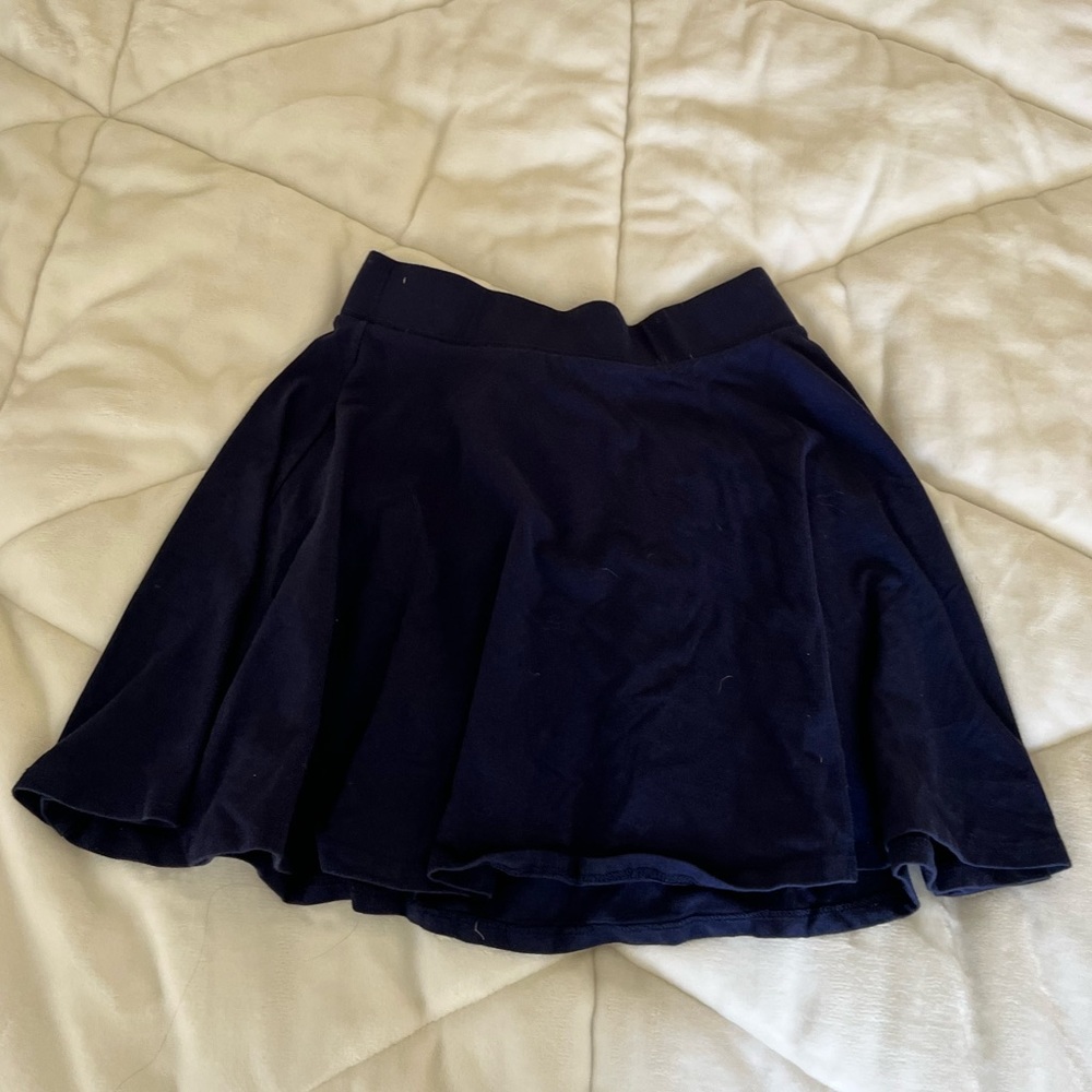 Navy blue skater skirt